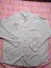 Men’s Orvis Sporting Traditions 1849 Fishing/fly-fishing green shirt Size Large