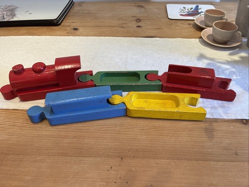 Vintage multicolored wooden - vintage,