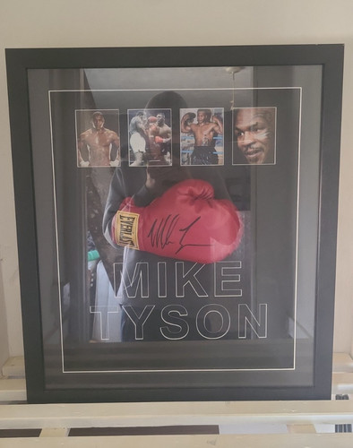 Mike tyson signed boxing - signed,
