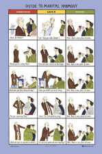 Guide to Marital Harmony tea towel anniversary cotton Tea Towels funny WINE joke