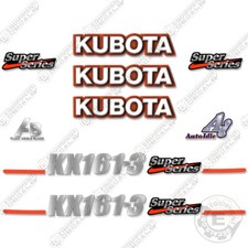 Fits Kubota KX161-3 Decal Kit
