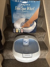 Remington Aroma Foot Spa Whirl Vibro Massage bubbles boxed