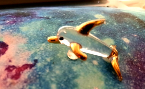 Swarovski crystal dolphin baby - swarovski,
