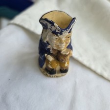 Pottery Miniature Toby Jug -