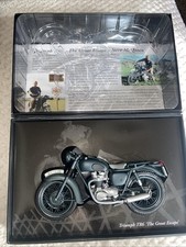 Minichamps 1/12 Scale Diecast 122 133500 Triumph TR6 Steve McQueen Great Escape