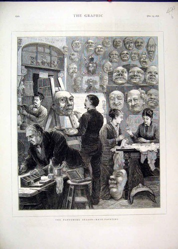 Original old antique print - original,
