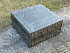 New Rattan Square Coffee Table