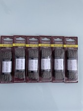6 x Timpson Brown/Black Dot Boot Laces 150cms (59")