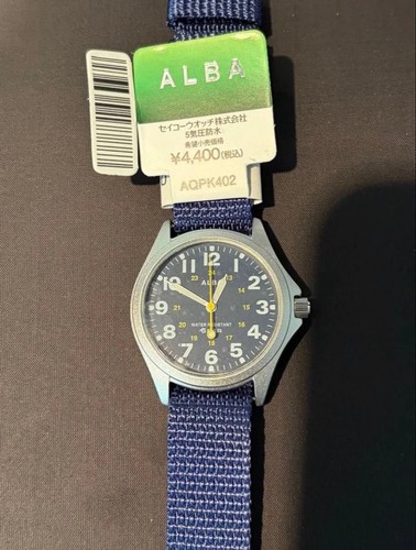 Seiko alba aqpk402 blue - aqpk402, nylon