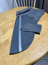 Slow Ton Winter Dog Coat Fleece-Lined with Built-In Harness Hole. M