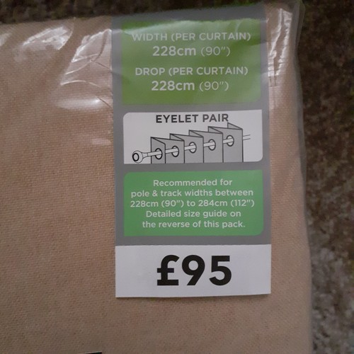 Dunelm luna honey curtains - luna,