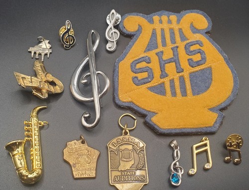 Vtg musical lot treble - 13,