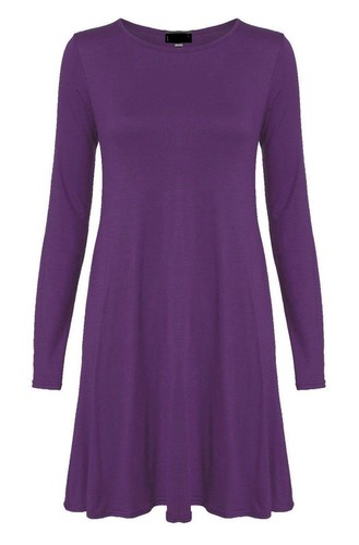 Women swing dress flared - dress,