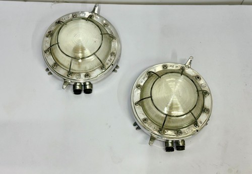 Pair mid century bulkhead - pair, of