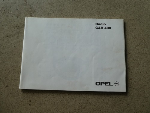 Operating instructions opel - operating,