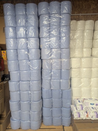 Blue centrefeed rolls hand - ,