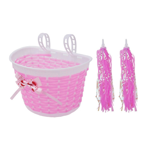 Girls bicycle bowknot shopping - bicycle,