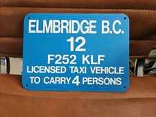 Vintage Hackney Carriage Taxi