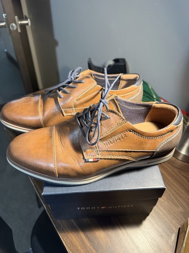 Tommy hilfiger tan cap toe - hilfiger,