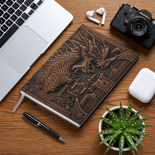 Personalised notebook - personalised, pu