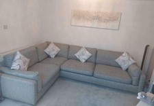 L Shaped Corner Sofa Grey, Large