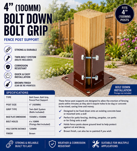 Bolt down grip - bolt,