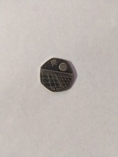 Olympics Tennis Net Ball 50p Coin