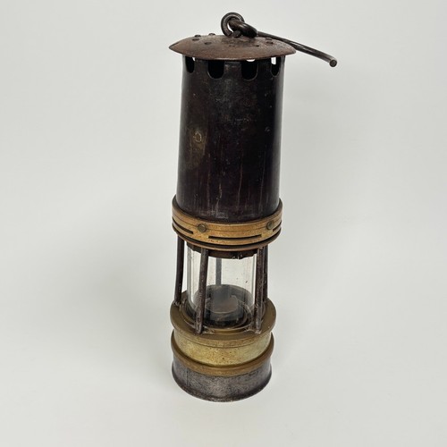 Vintage miners safety lamp - miners,