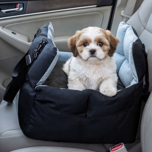 Premium dog car - dog, seat