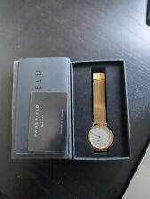 Rosefield Tribeca Gold Mesh Strap Watch