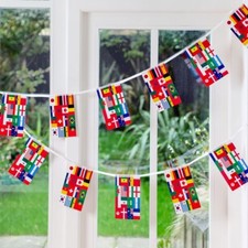 SPORTING NATIONS FLAG BUNTING
