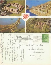 Castles of Wales Conway Harlech Caernarfon Beaumaris GB 1976 Cancel 