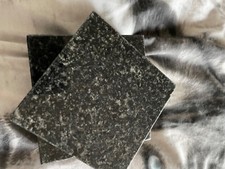 Coasters black granite - granite, (4)