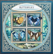 SIERRA LEONE BUTTERFLY STAMPS