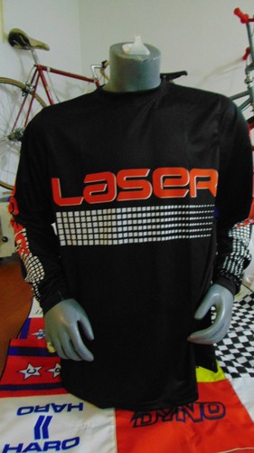 Laser old school bike jersey - old,