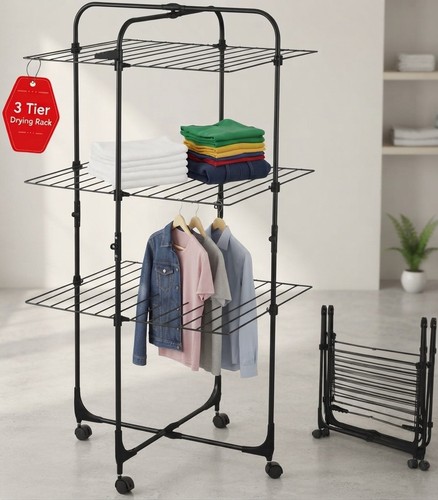 Tier clothes drying rack - clothes,