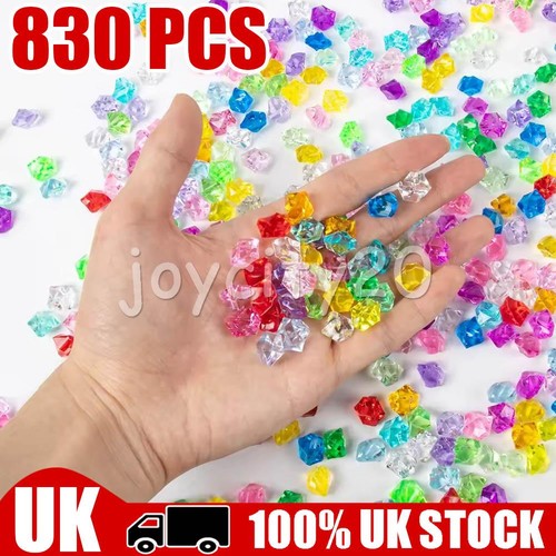 830pcs plastic gems ice - 830pcs,