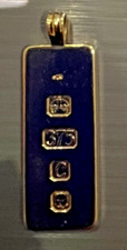 9ct GOLD Solid vintage INGOT