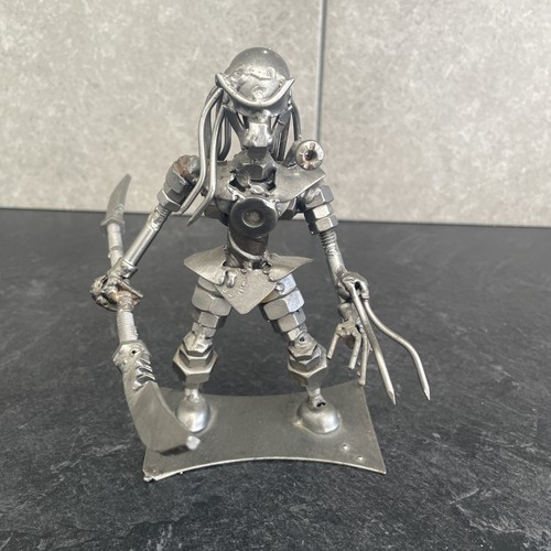 Predator scrap metal sculpture - predator,
