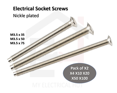 Raised head countersunk - m3.5,