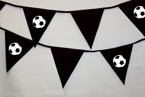Printed football bunting 10 - printed,