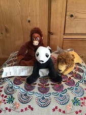 Ikea Djungelskog Wild Animals Bundle Lion Panda Orangutan Mini Soft Plush Toy