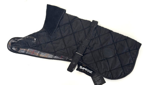 Barbour quilted dog coat size - barbour,