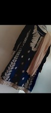 party wear / Indian Pakistani 2pc frock blue