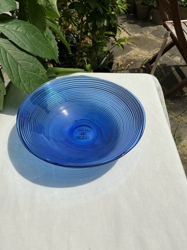 Blue ribbed patten - patten, 20cm