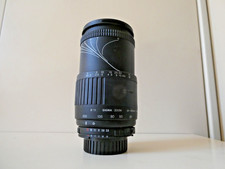 Nikon fit,  Sigma  Zoom Lens 28-200mm  F3.8-5.6.  Plus Sigma rubber lens hood