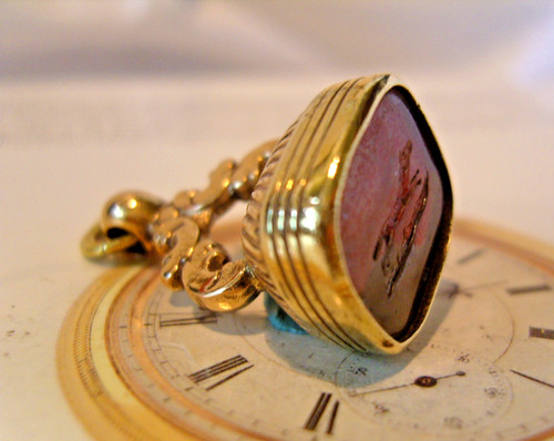 Victorian pocket watch chain - victorian,