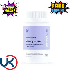 Bettervits Menopause Complex With Maca Root & Milk Thistle 60 Capsules
