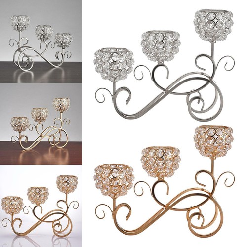 Crystal candle holder arms - 3,