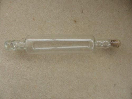 Vintage large glass rolling - glass,